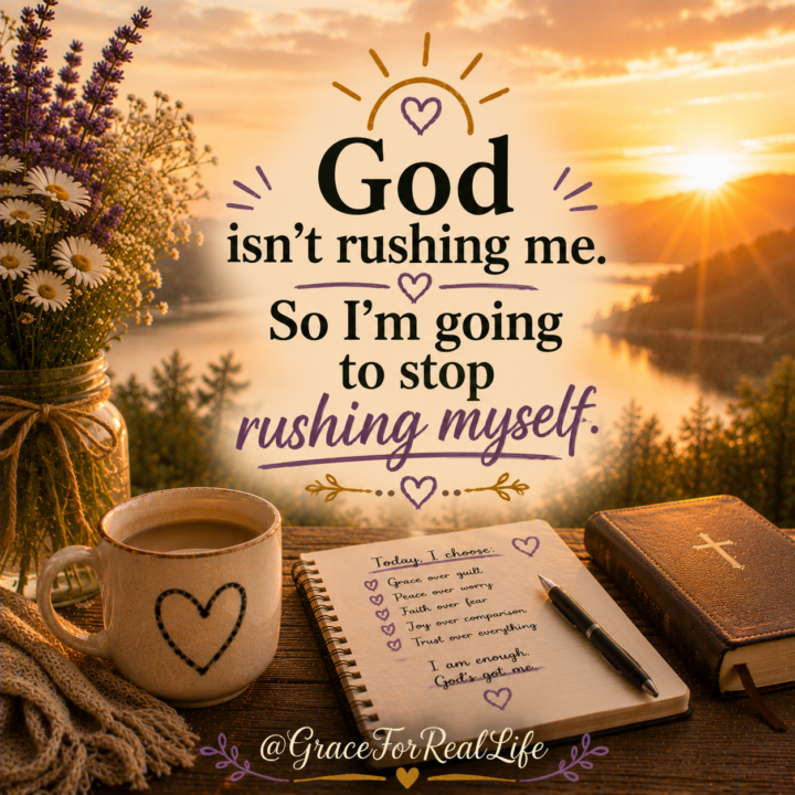 No need to rush...