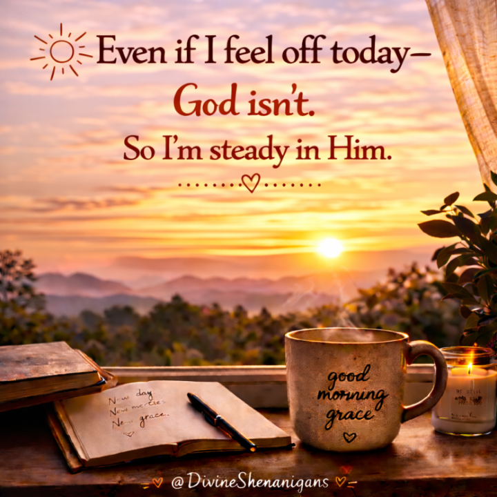 God is always steady...