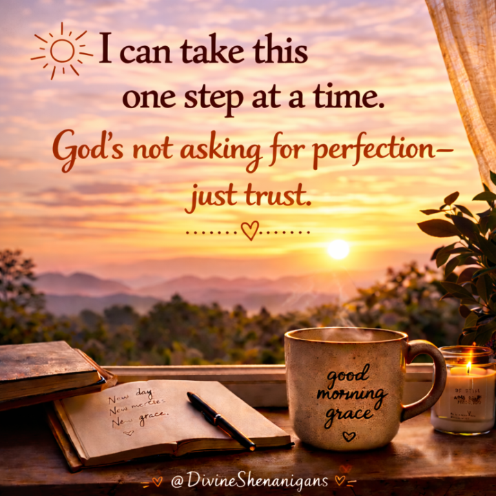 Not perfection - just trust...