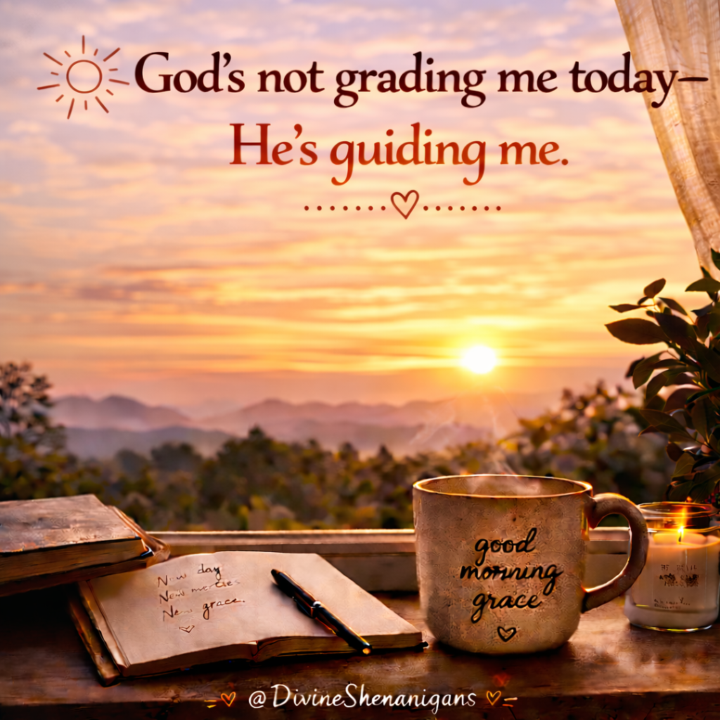 God's not grading me... He guides