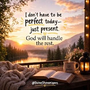 You Don't Have To Be Perfect Today...