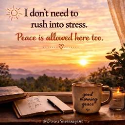 Don't stress today...