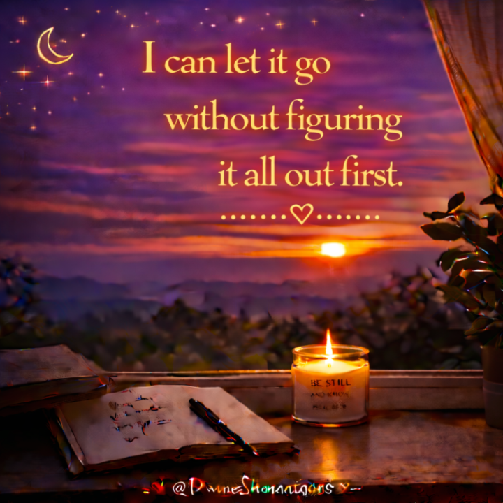 You can let it go...