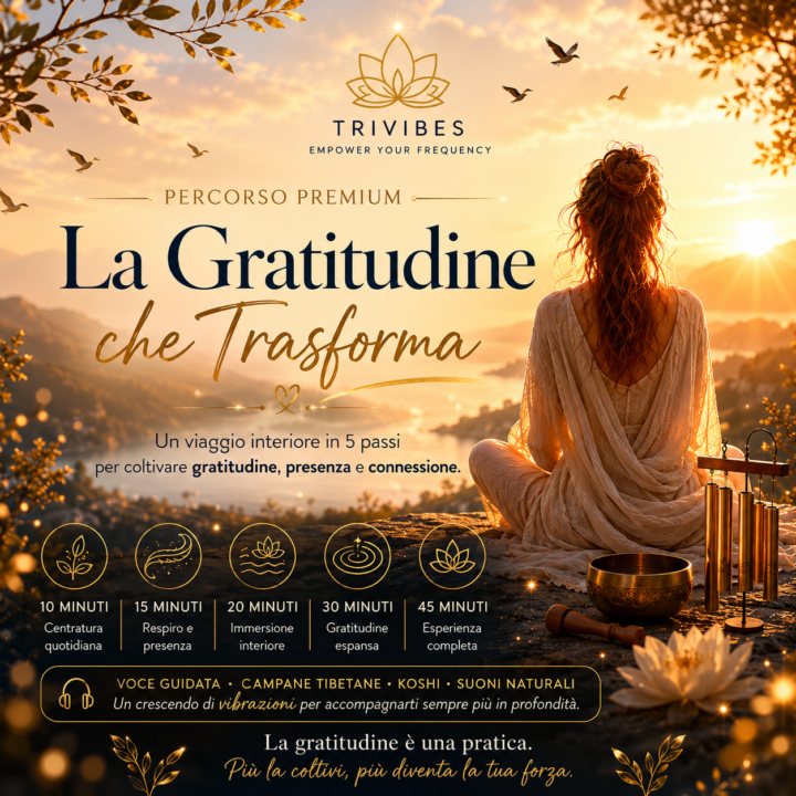 🌿 È online il nostro primo percorso di meditazione sulla gratitudine 🌿