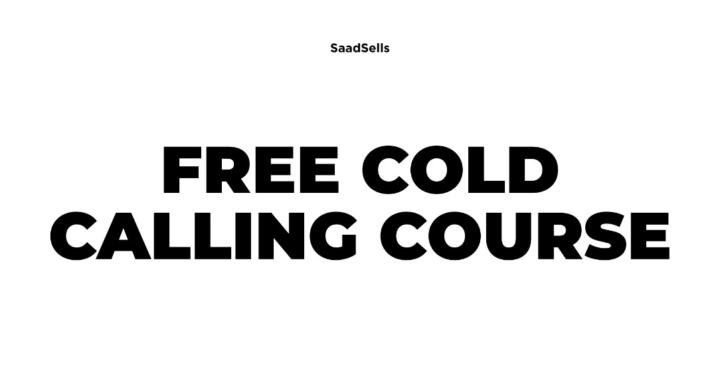 Free Cold Calling Course