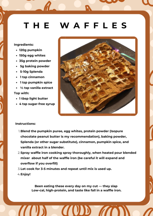 THE Pumpkin Waffles