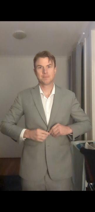 Grey wool or chambray linen suit? 