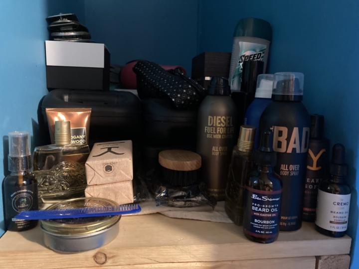 My hair/beard and body products