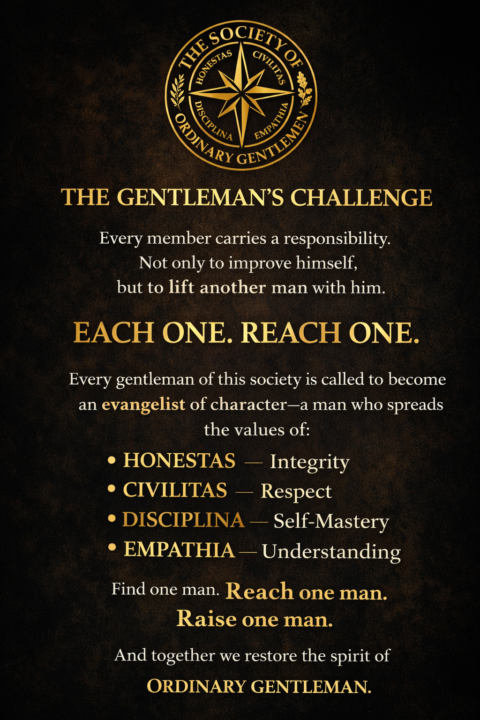 The Gentleman’s Challenge Has Been Issued