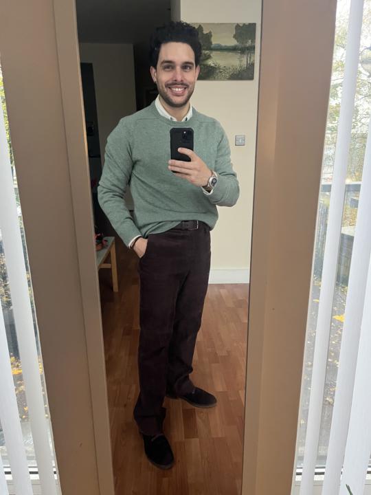 Corduroy and Lambswool OOTD