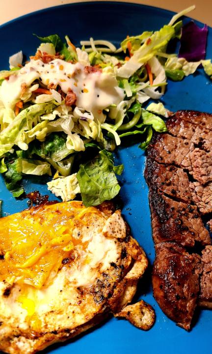 Cooking: "Steak and Eggs and Eggs and Steak...