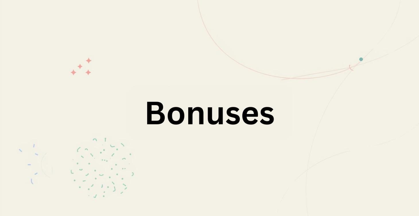 Bonuses