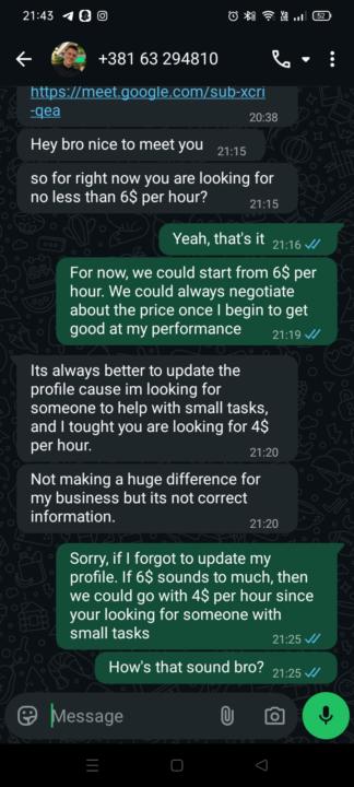 I think I just fumbled a sales call