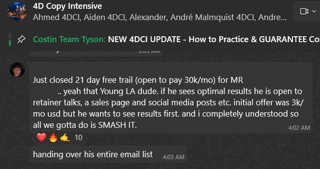 Potential $30k/mo retainer incoming? 🤯