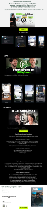 1st sales page, review it