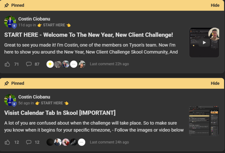 How Do You Join The FREE LIVE Challenge Days?