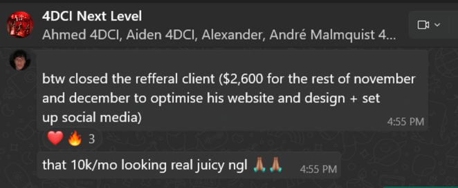 Some 4DCI copywriters aren't outreaching...