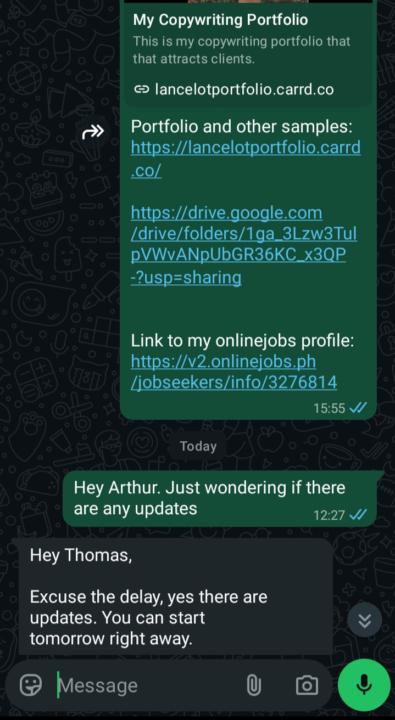 Finally landed another client from a referral 