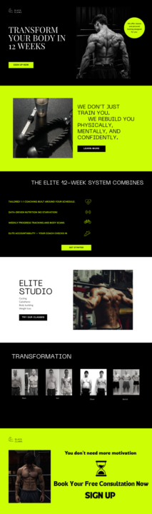 Rate this out of 10. Made a new Landing Page