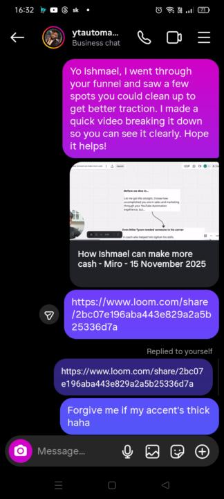 There might be something wrong with my follow ups