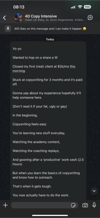 $2k/mo retainer client CLOSED.