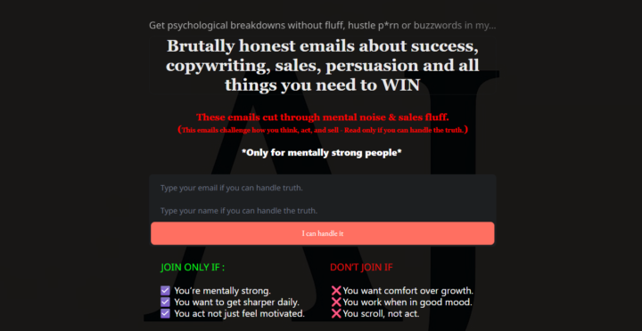 Opt-in / Landing page review please...