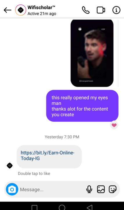 First prospect reply. What do I do?