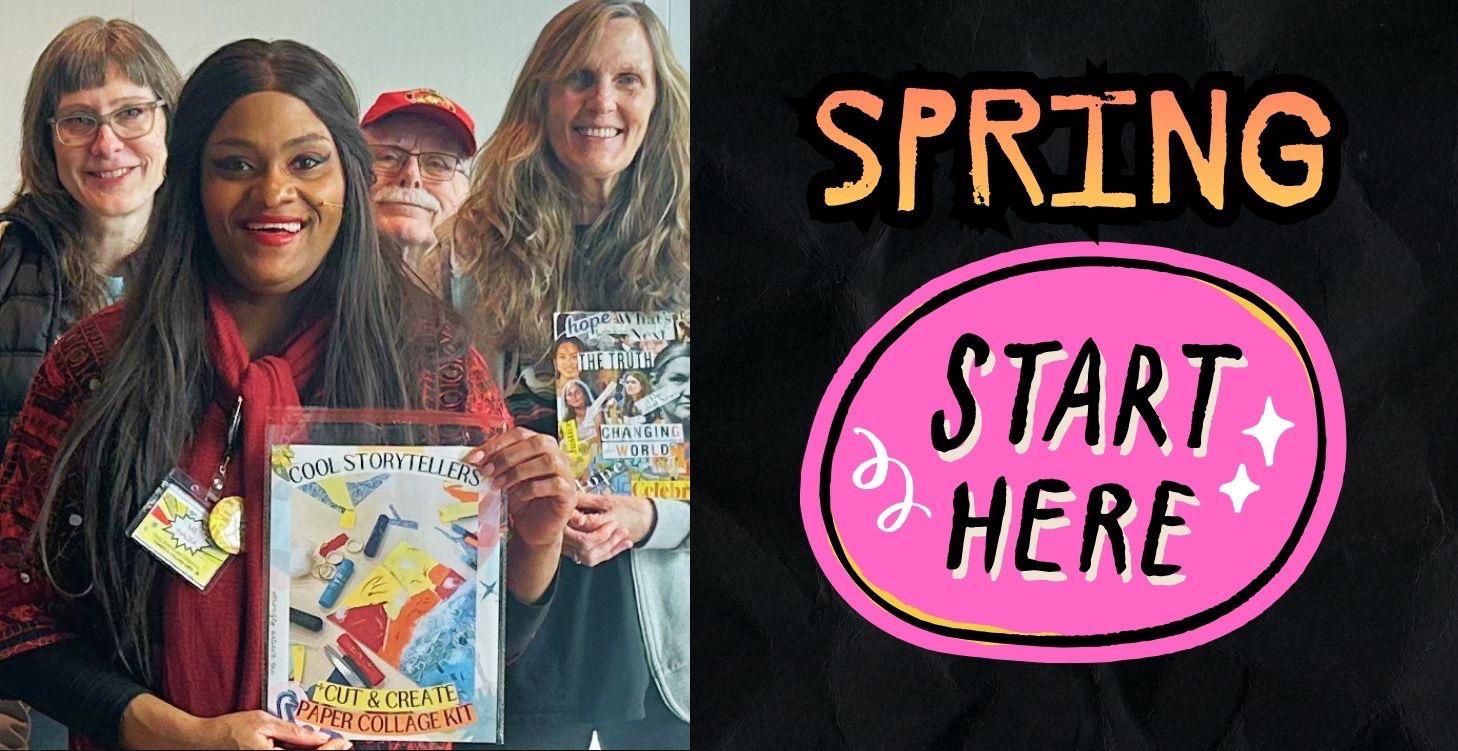🔥 SPRING: 5 Day Paper Collage Challenge