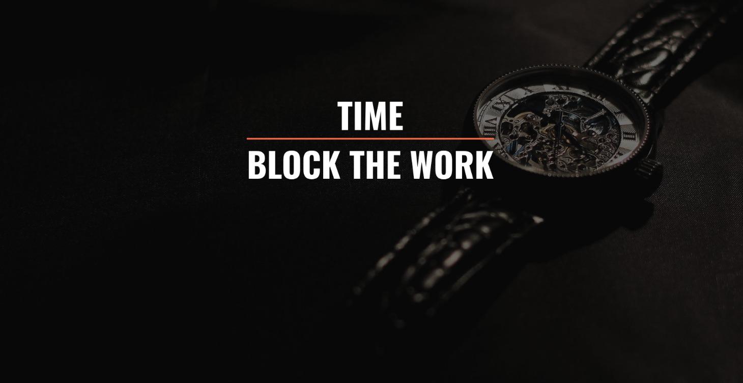 Module 5 — Time Blocking Template