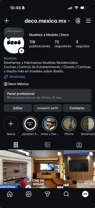 Ejercicio Instagram
