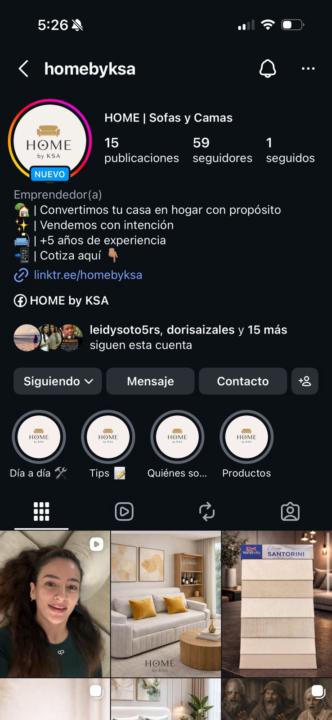 Optimización de Instagram y creación de Shopify