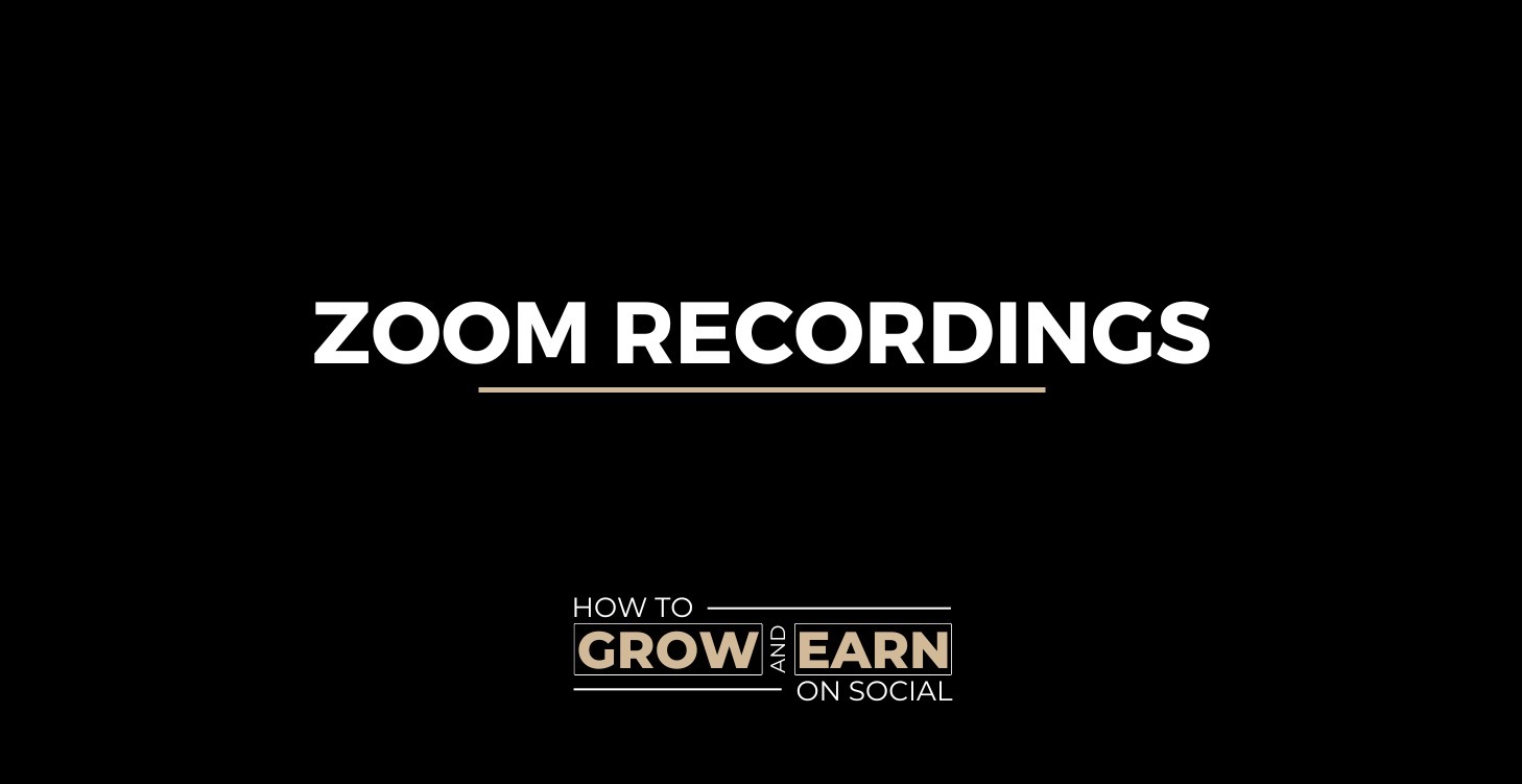 Zoom Recordings