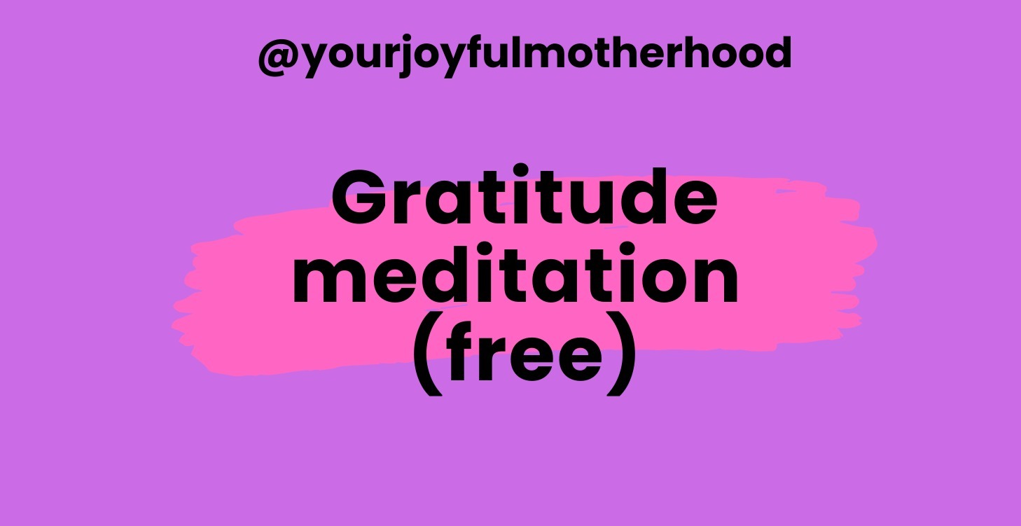 Free Gratitude Meditation