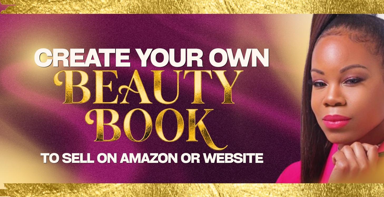 Create Your Own Beauty Book to sell on Amazon