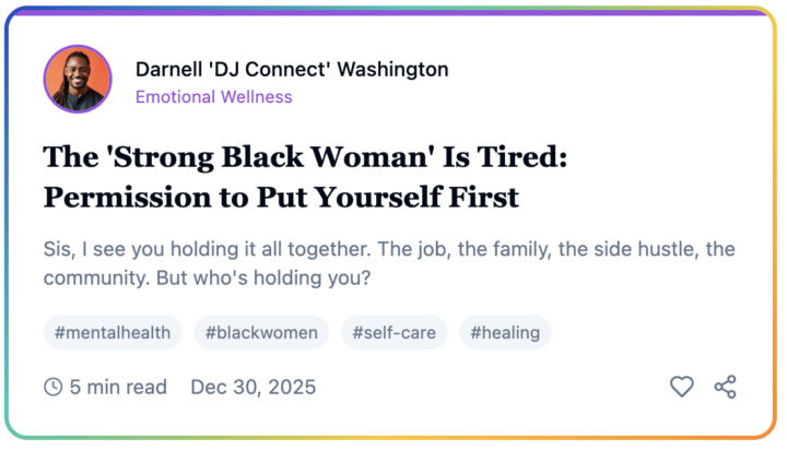 💜 Let's Talk: Emotional Wellness with Darnell