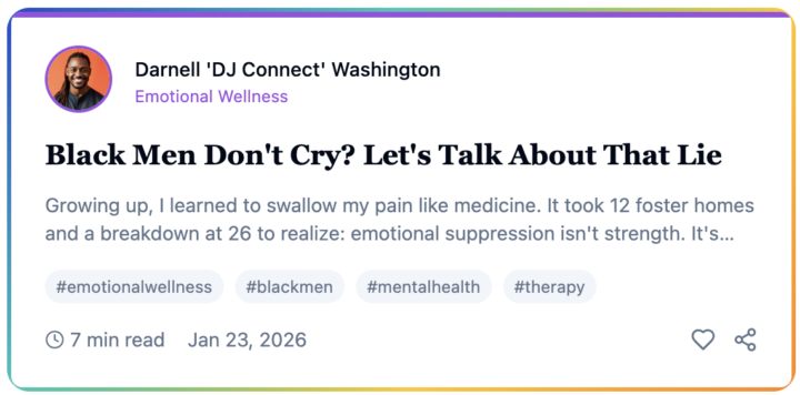 💜 Let's Talk: Emotional Wellness with Darnell