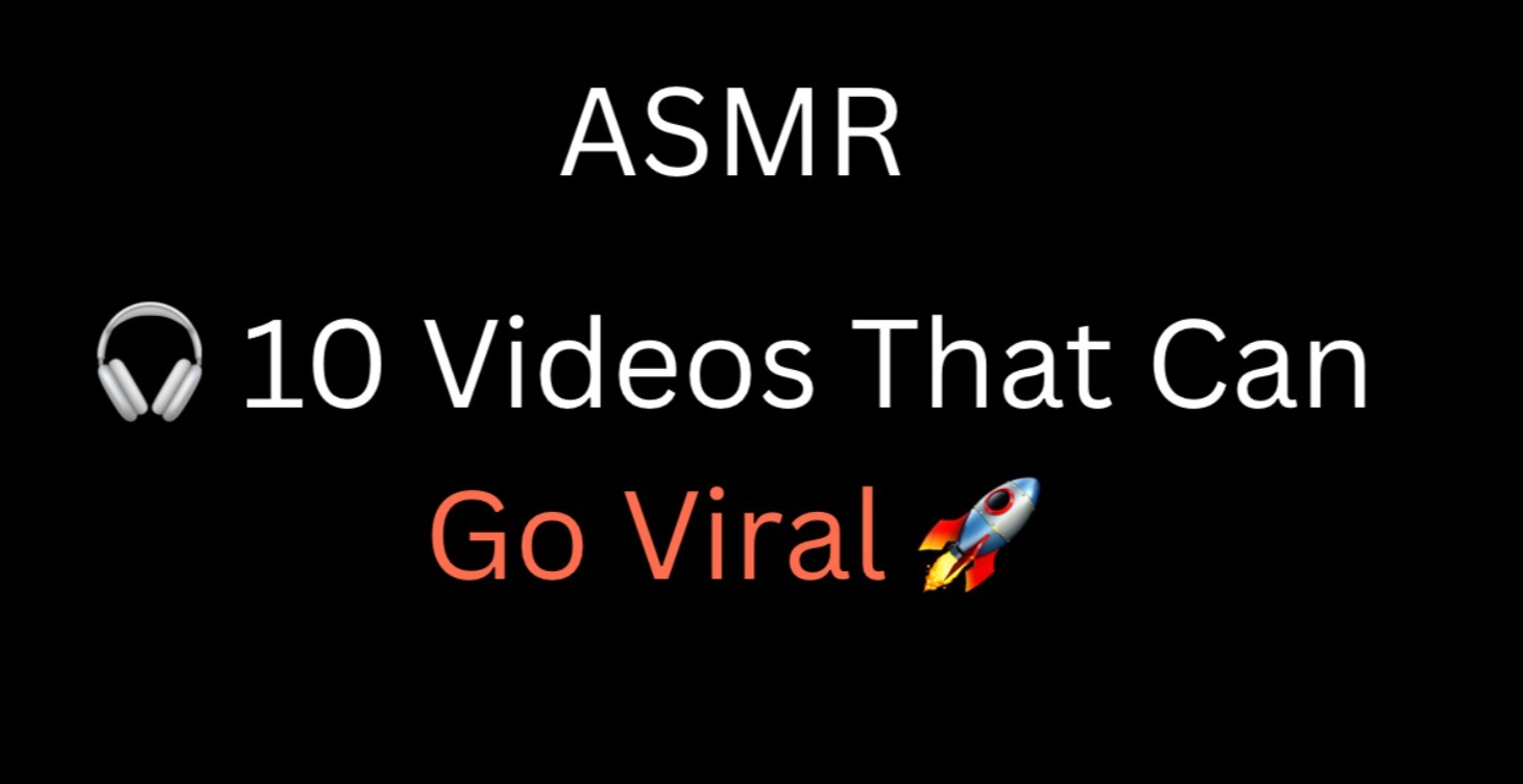 🎧 10 ASMR Videos That Can Go Viral🚀