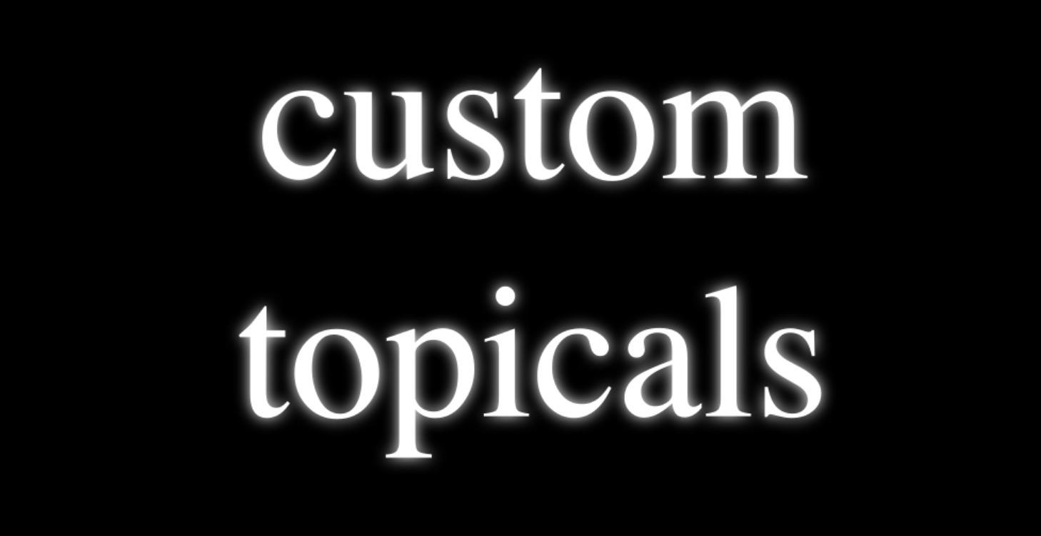Custom Hair Loss Topicals