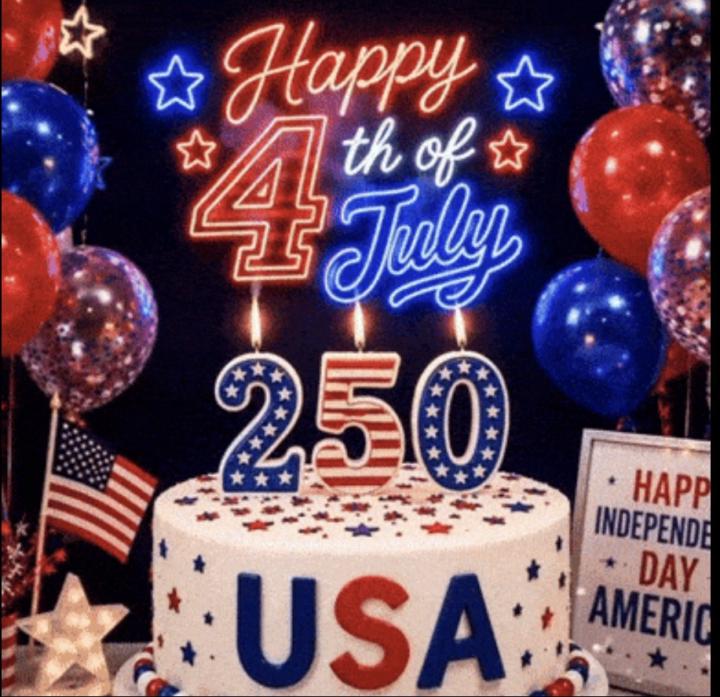 America’s birthday.