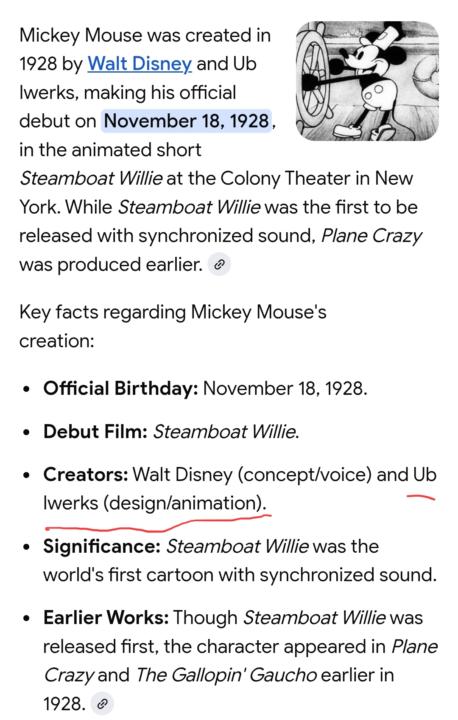 After nearly 100 years Disney family still eating off of Mickey Mouse! 