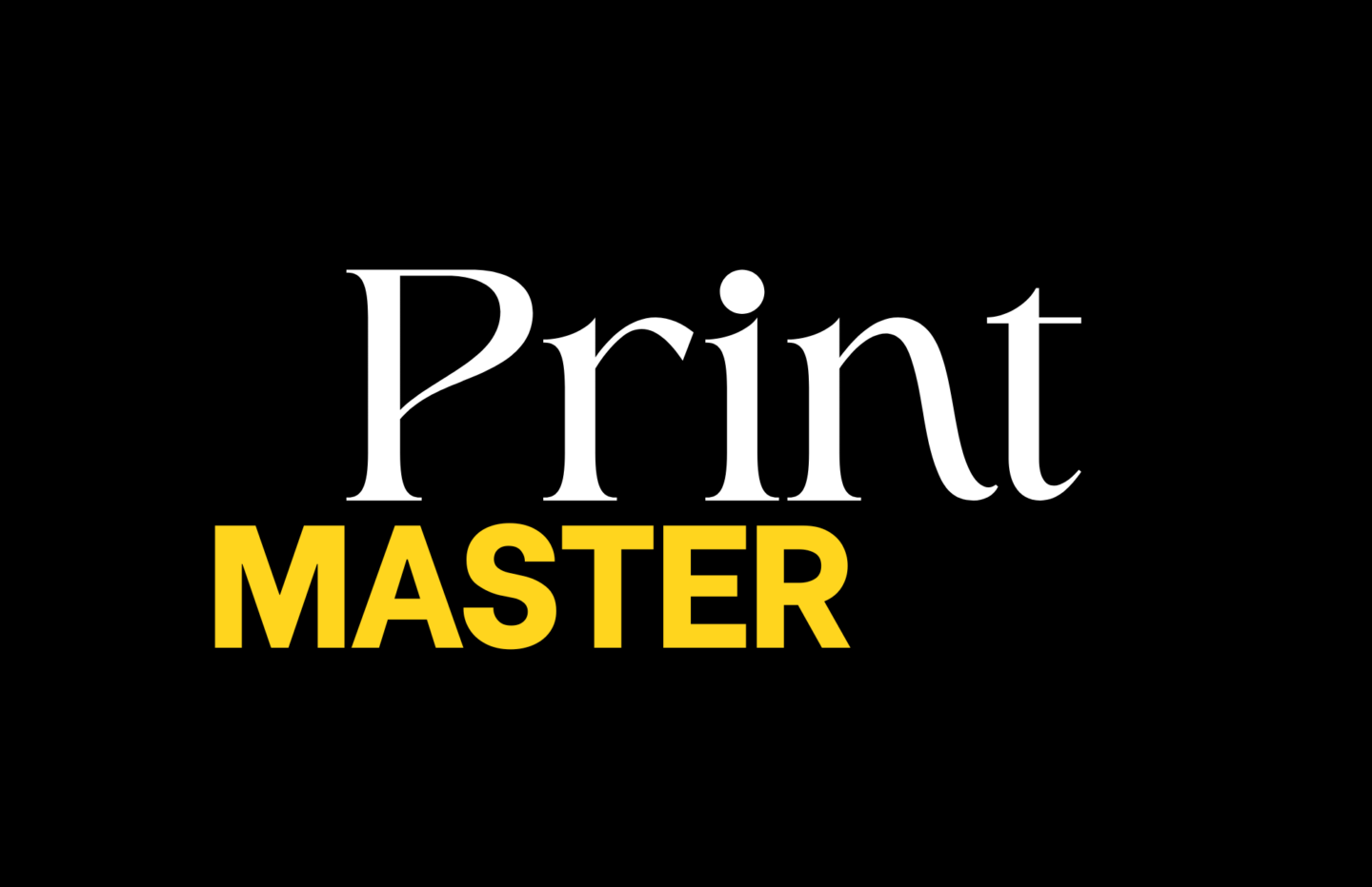 Print Master 🖨️