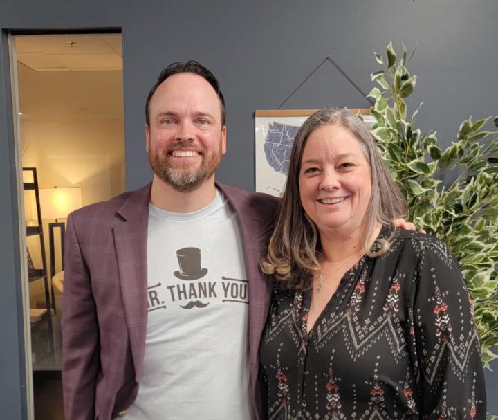 Mr. Thank you was in Denver last week. It was great to see him again in person. I am super thankful to be here and part of the Grow with Gratitude Community. Thanks for all you do.