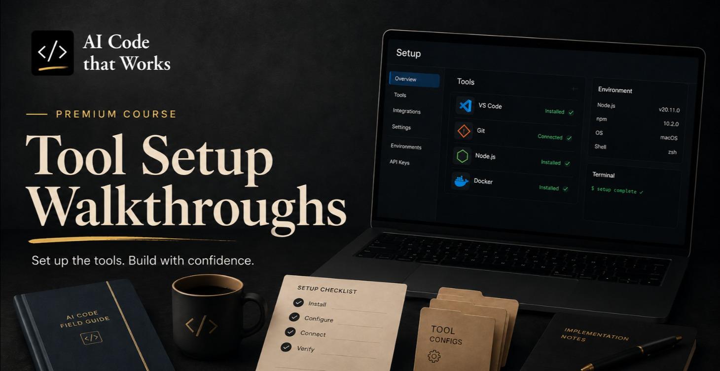 Tool Setup Walkthroughs