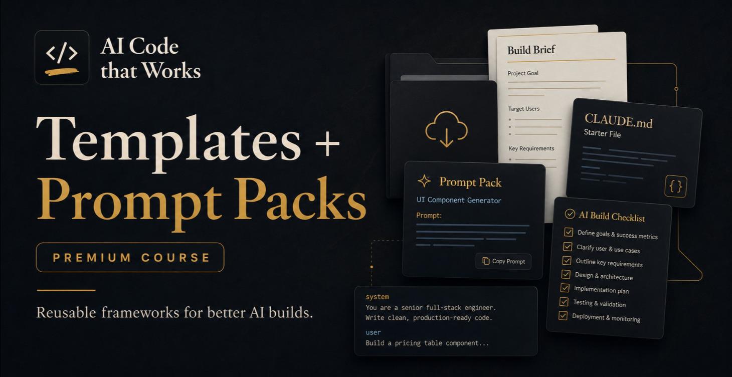 Templates + Prompt Packs