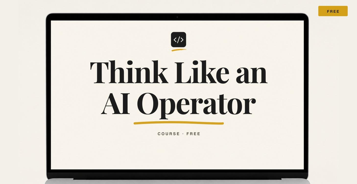 Think Like an AI Operator