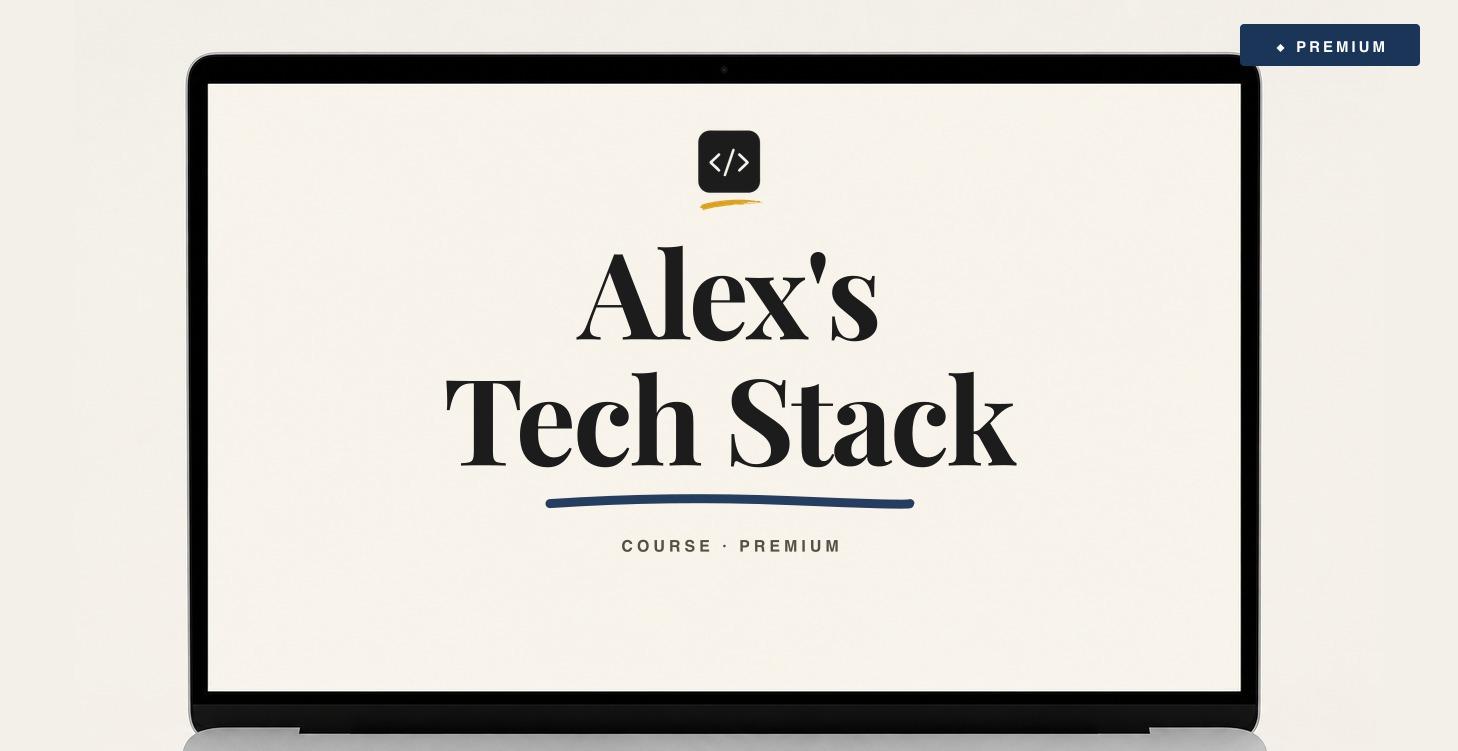 Alex's Tech Stack