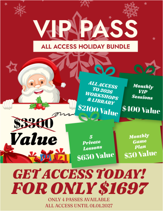 🎉 VIP HOLIDAY SALE IS LIVE! 🎉 FULL ACCESS