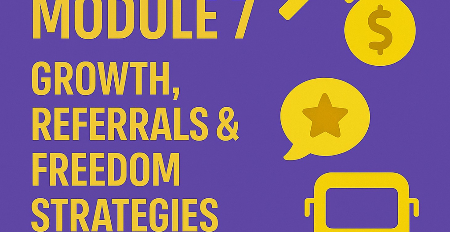 Module 7: Unlocking Profit, Time & Brand Power