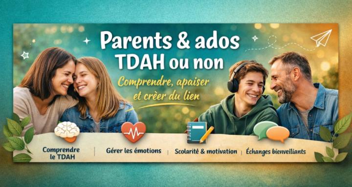 Parents & ados TDAH ou non