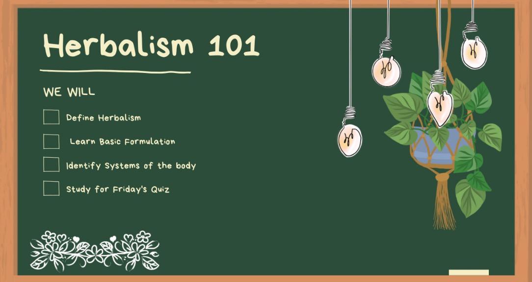 Herbal Beginners 101